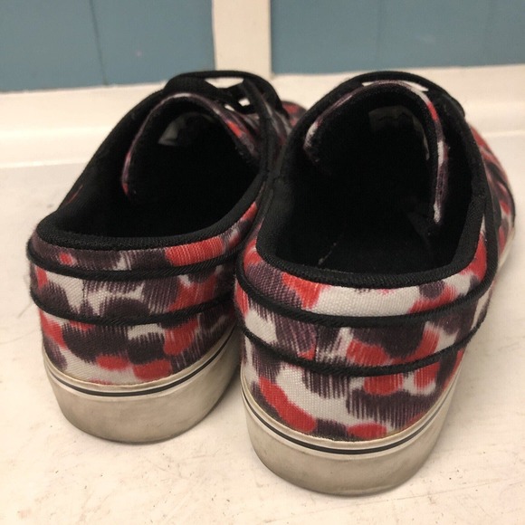 Nike SB Stefan Janoski Premium Red/Blk/Wht Skateboard‎ Sneakers Youth Size 7 - Picture 6 of 9